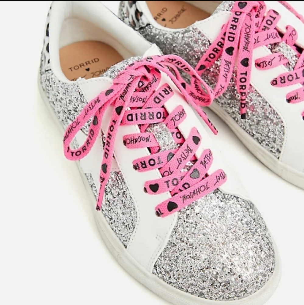 Betsey Johnson- Torrid Glitter shoes